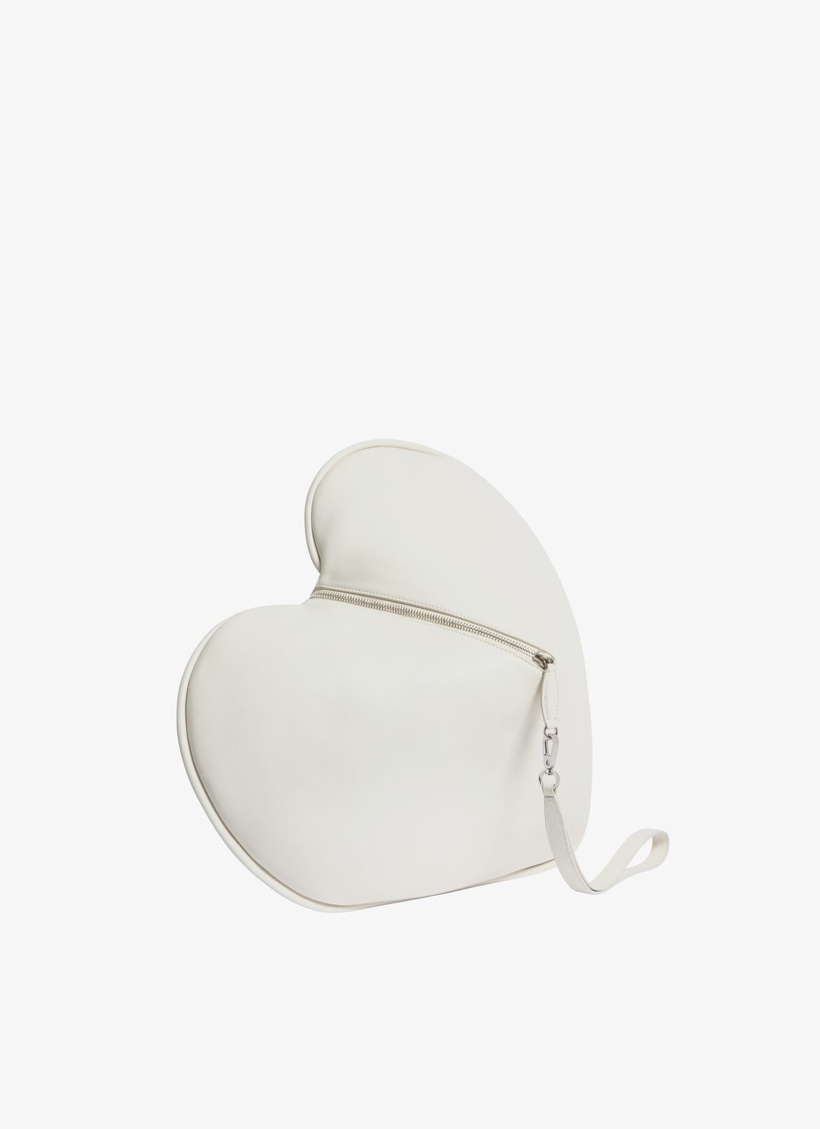 Le Coeur Soft pouch in lambskin ALAÏA WHITE LE COEUR SOFT POUCH IN LAMBSKIN